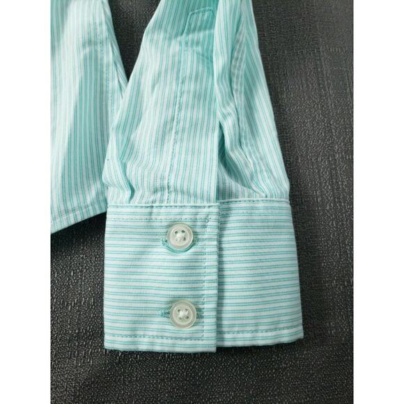 Banana Republic Button Down Career Shirt Blouse Women's size 4 Plaid - Picture 5 of 7